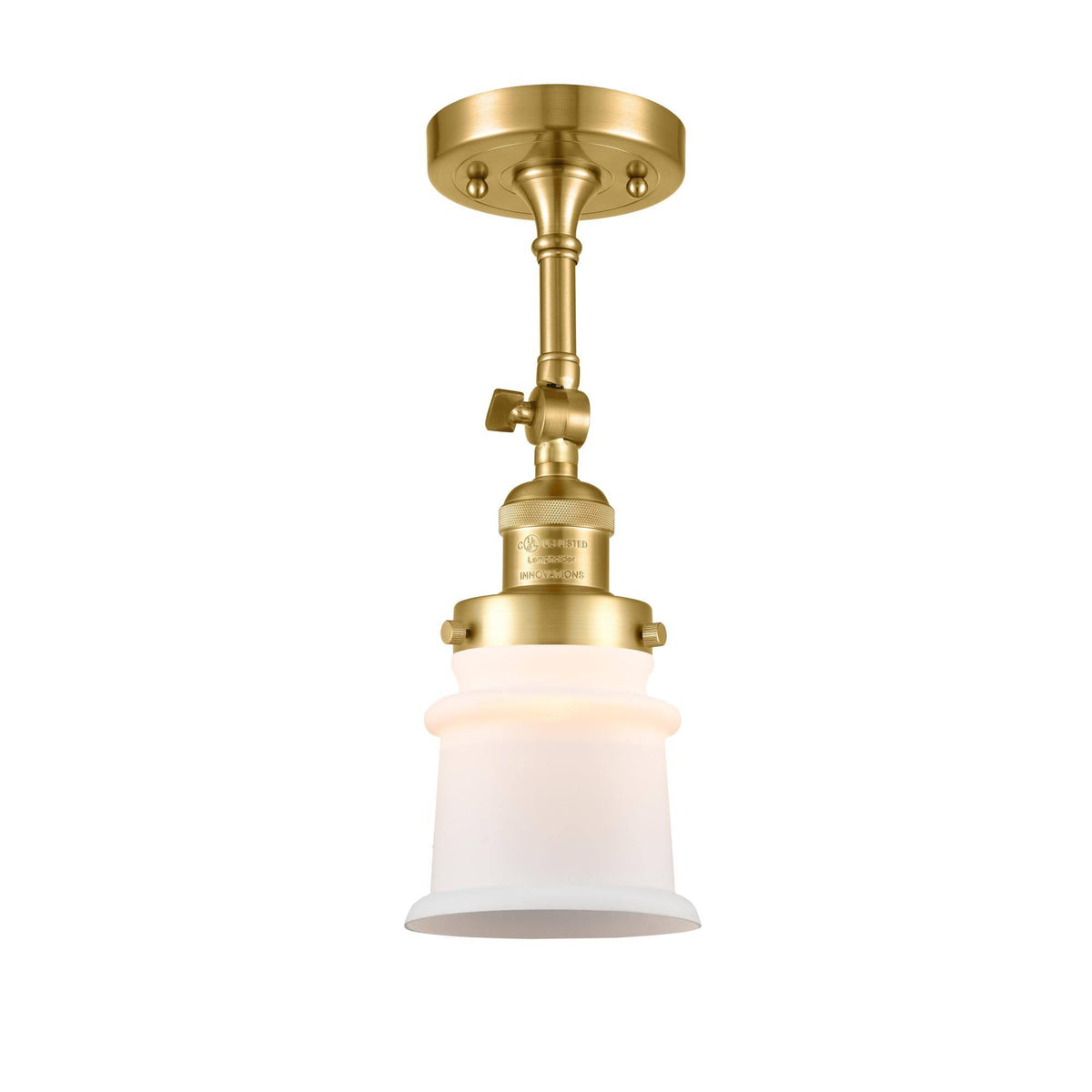 Gold Semi Flush Mount Light S894