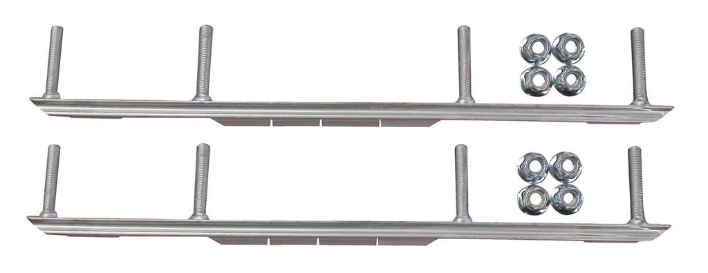 White XT Snowmobile Skis Complete Kit C7967