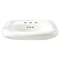 White Wall Mounted Sink U64521