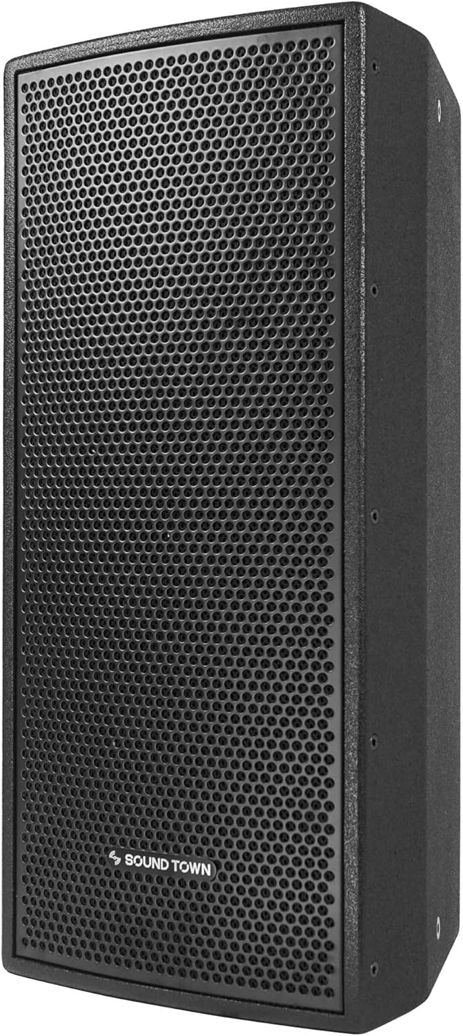 Pair of Dual 8 2-Way Passive Professional Loudspeaker, Black with U Bracket G26400