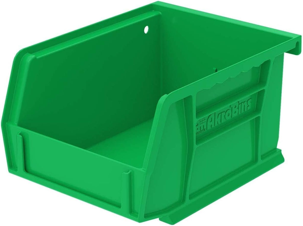 Plastic Storage Bin Hanging Stacking Containers, Black, 24-Pack Pack of 2 B59250