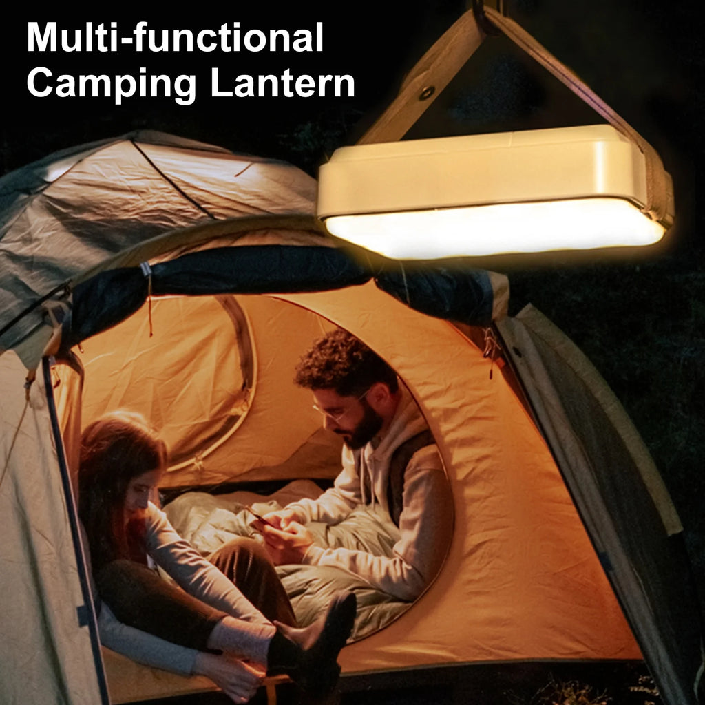 Water-Resistant LED Camping Lantern, 10000mAh USB Rechargeable Tent Light R977
