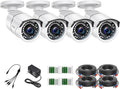 4 Pack 2MP 1080p HD-TVI Security Camera with 120ft Night Vision G1546