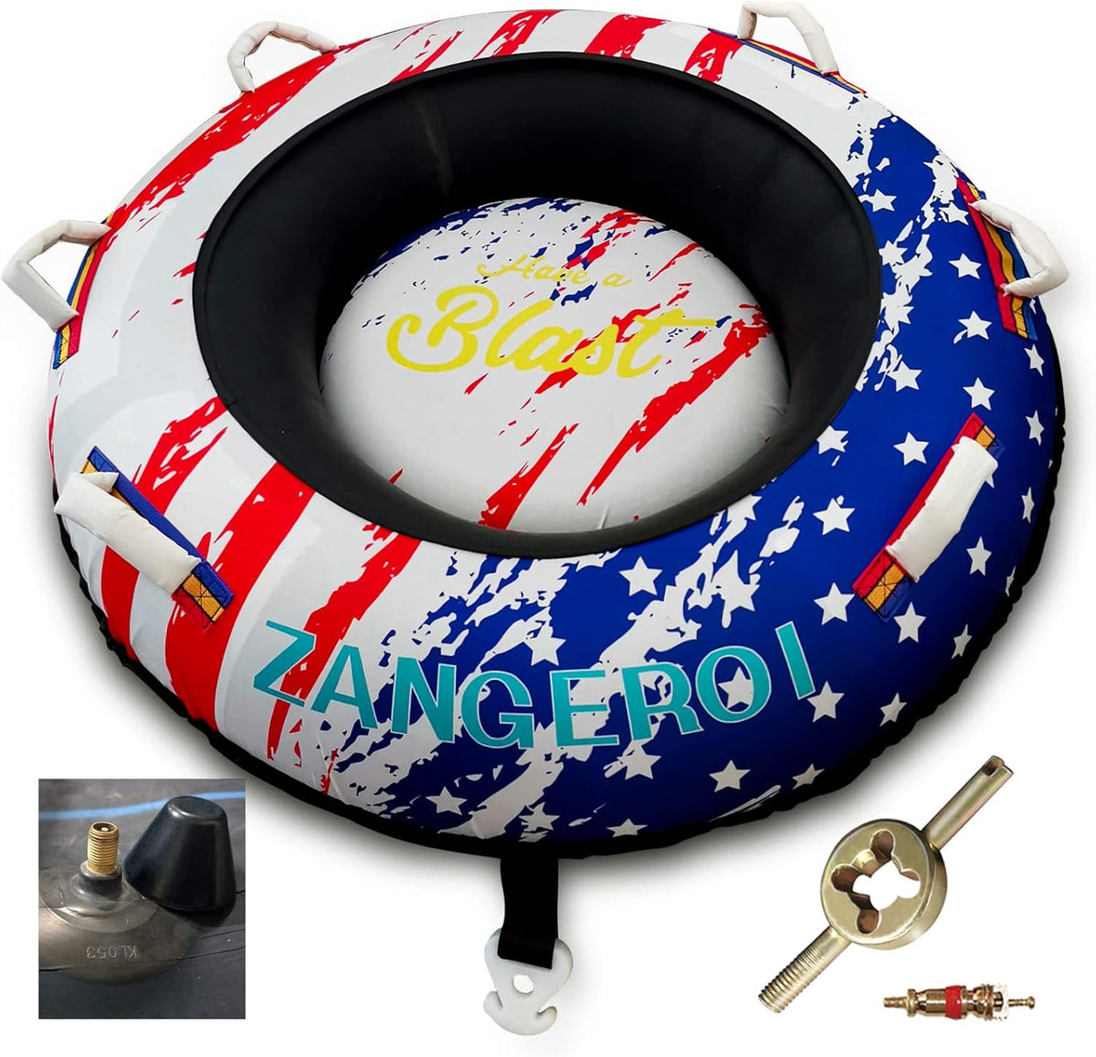 2 Person Heavy Duty Towable Tube for Boating Q1701