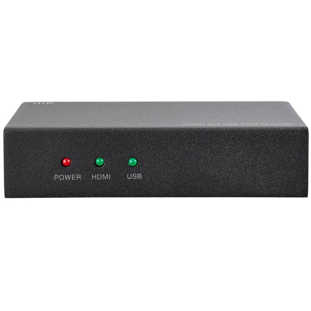 HDMI and USB KVM Extender, Black, 154ft, 1080p@60Hz, USB 2.0 X979309