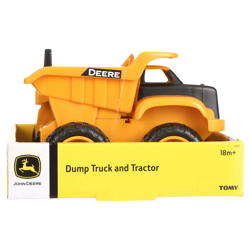 Yellow Construction Vehicle 2 Pack Dump Truck & Tractor with Loader C92722
