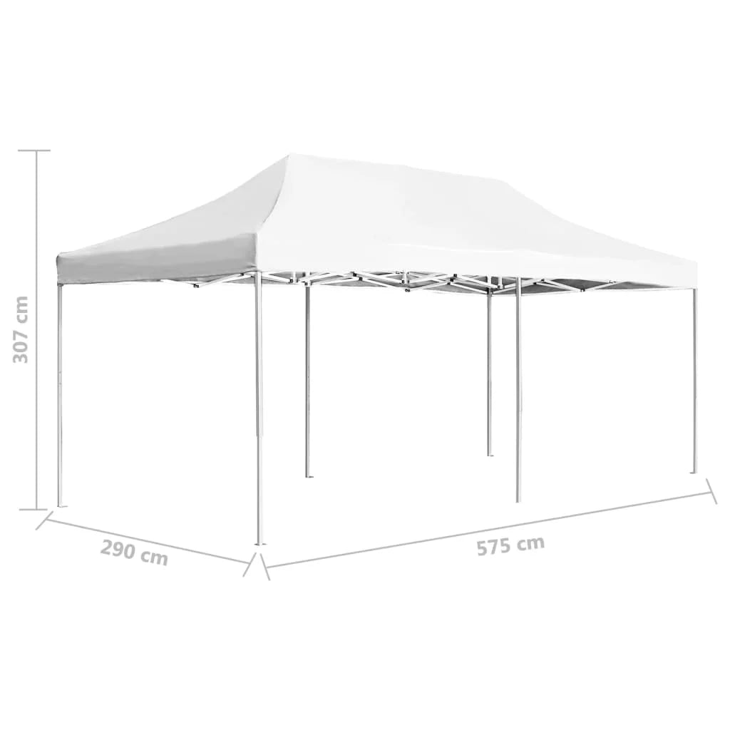 19.7'x9.8' White Aluminum Folding Party Tent Q70678