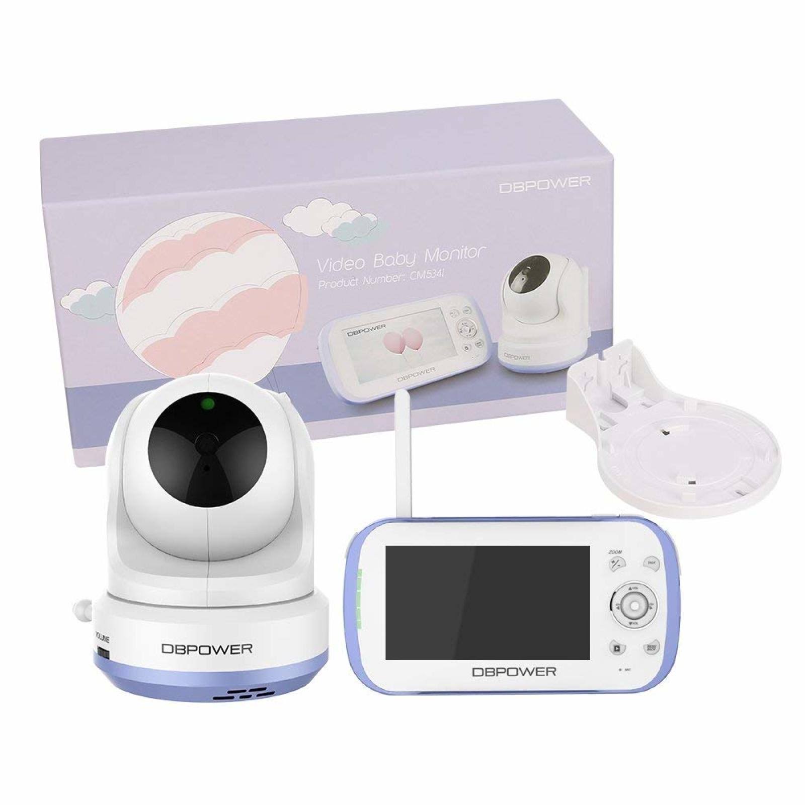 4.3" LCD Video Baby Monitor with 270 Pan-Tilt-Zoom W943