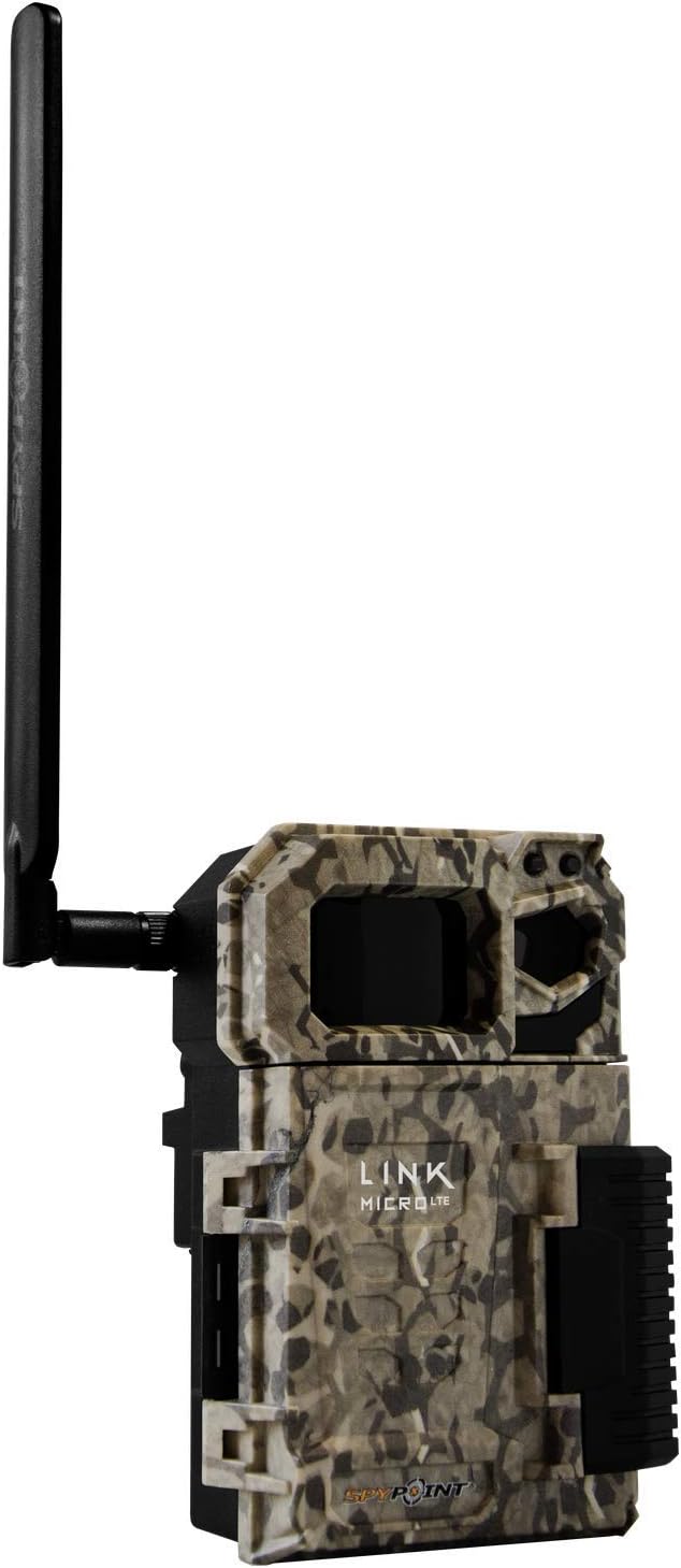 Cellular Trail Camera with Micro SD Card, Card Reader, Batteries, Reinforced Strap, and Microfiber Cloth Screen Cleaner Z313