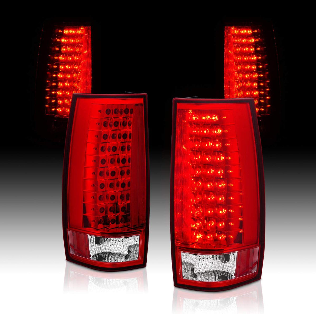 Black Replacement LED Tail Lights R801497