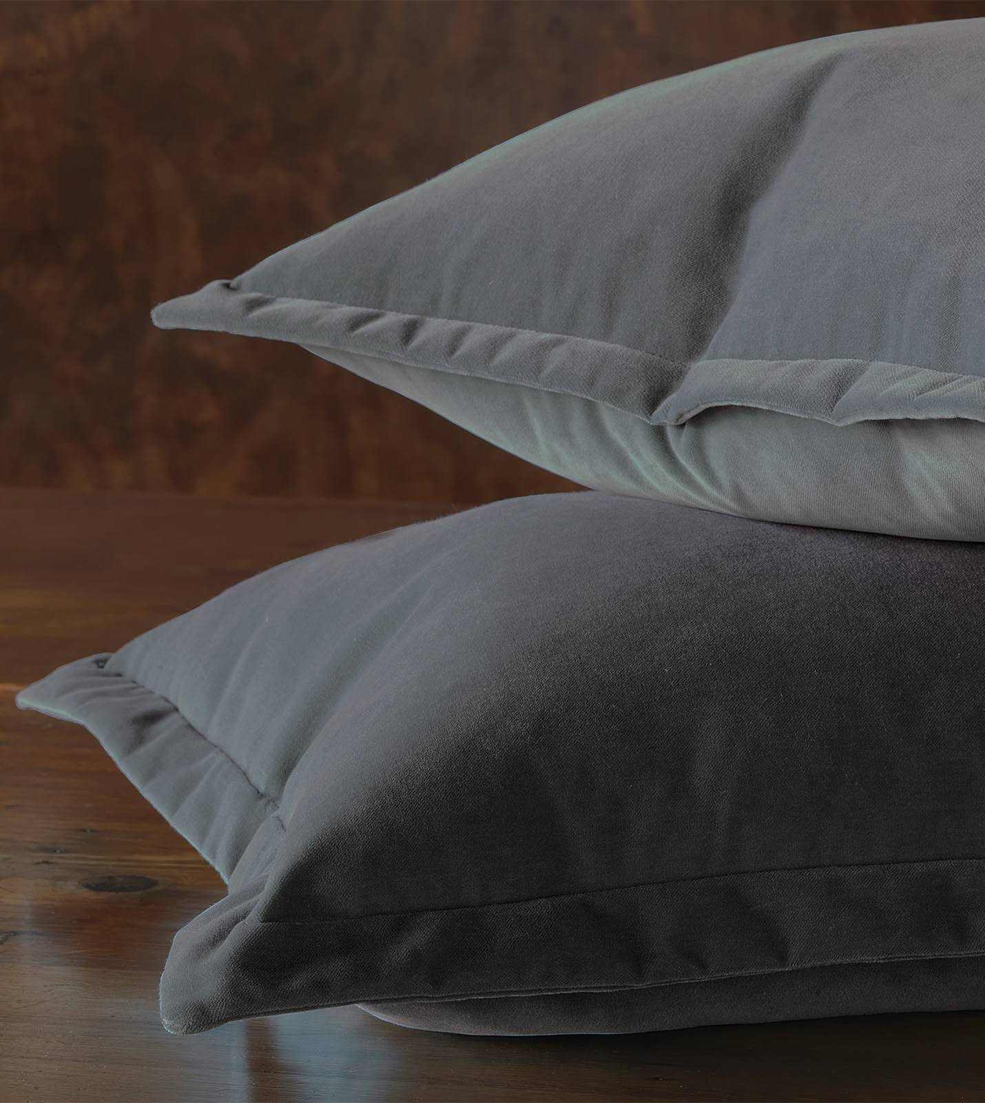 Charcoal Polyester Zip Sham B1038