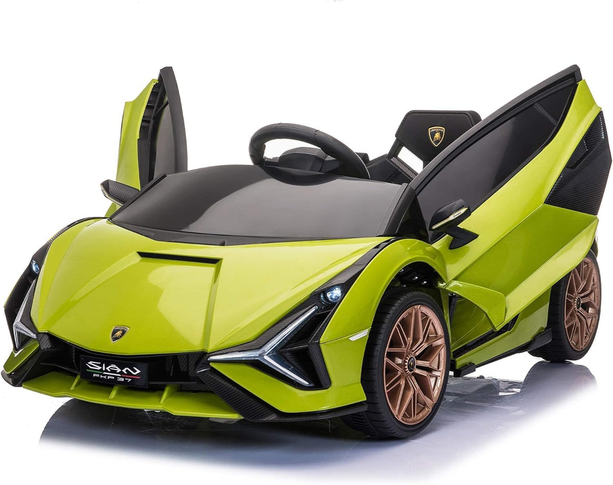 Red Licensed Lamborghini Sian 12V Electric Ride On Car with Parent Remote Control A93199