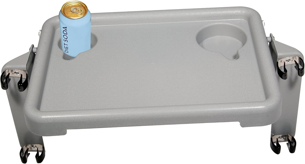 Gray Walker Tray with Cup Holders X47540