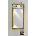 17 in. x 34 in. Recessed Single Door Cabinet with Traditional Lights N1963