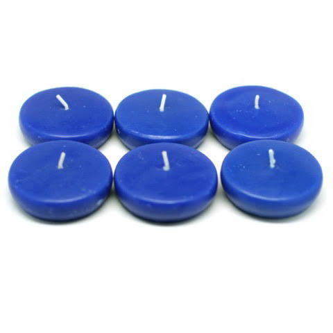 Blue Floating Candles 96Pcs M237