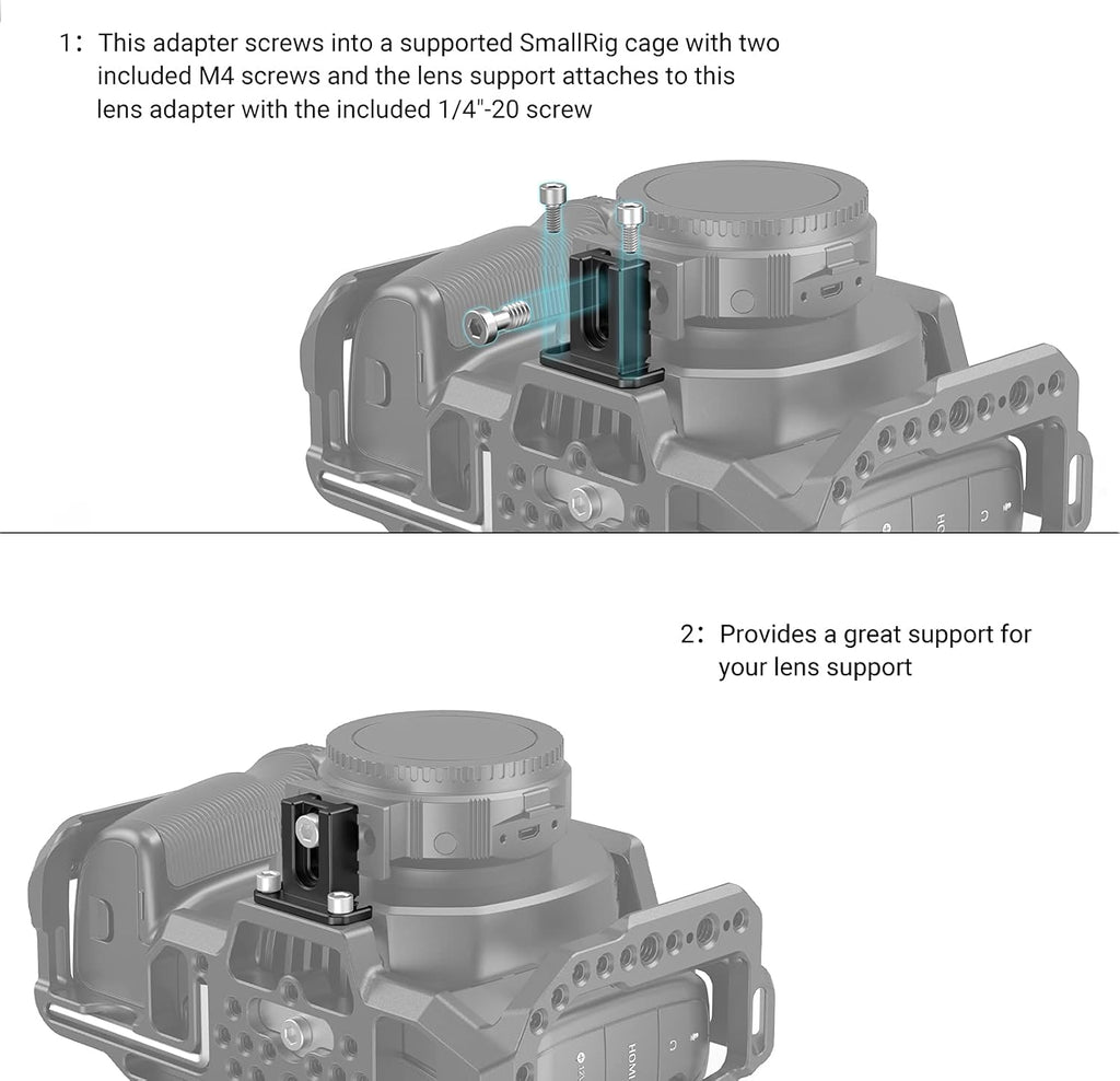 Lens Mount Adapter Support for BMPCC 4K Cage Z528986