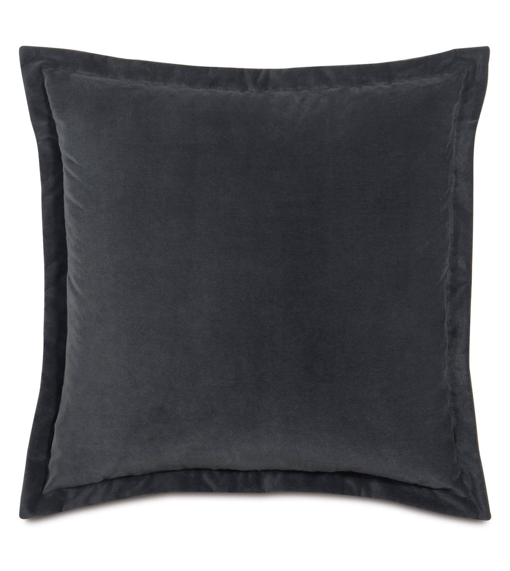 Charcoal Polyester Zip Sham B1038
