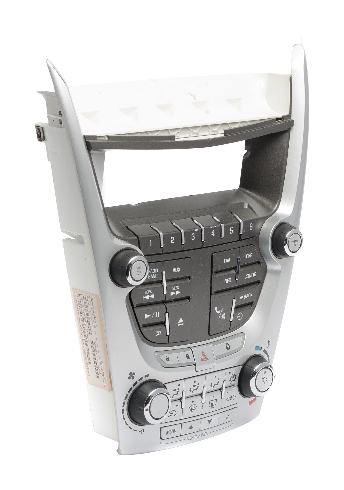 Restored Chevrolet Equinox Climate Control Panel S121009