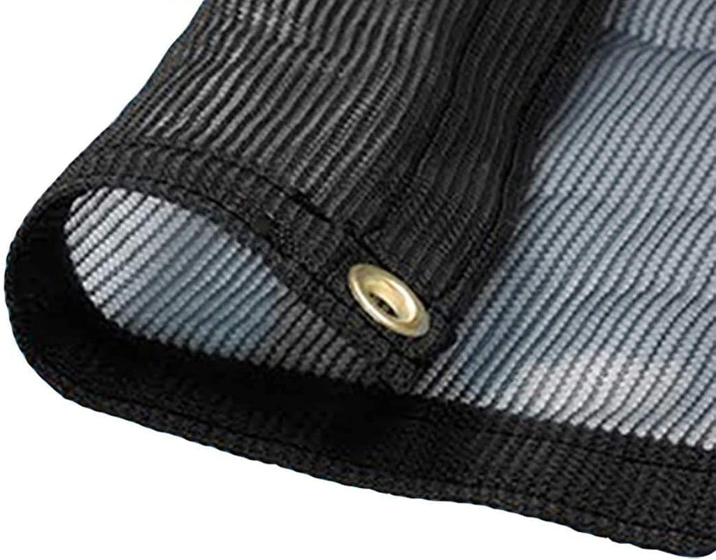 Black Mesh Polyethylene Tarp 12 Foot x 20 Foot C668