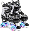Camo Adjustable Roller Skates with Light up Wheels J105024