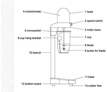 Commercial Stainless Steel Drink Mixer Blender Y23248