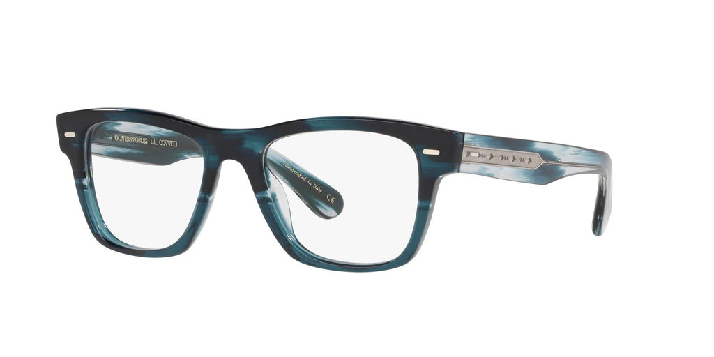 Teal Oliver Peoples Glasses X111