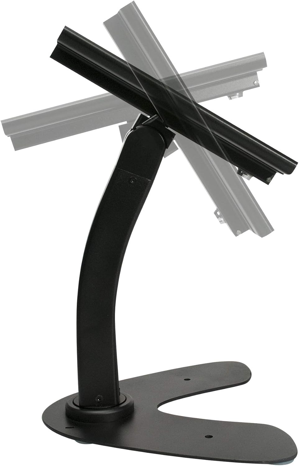 Black Locking Security Stand with 360-Degree Rotating Base N8737