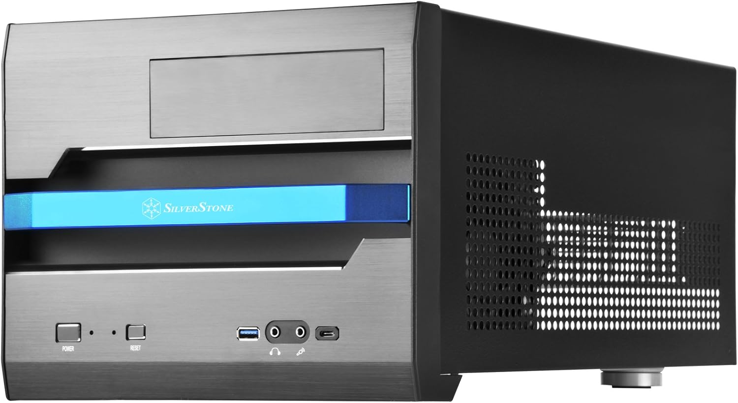 Micro-ATX Small Form Factor Case with Aluminum Front Panel H41008