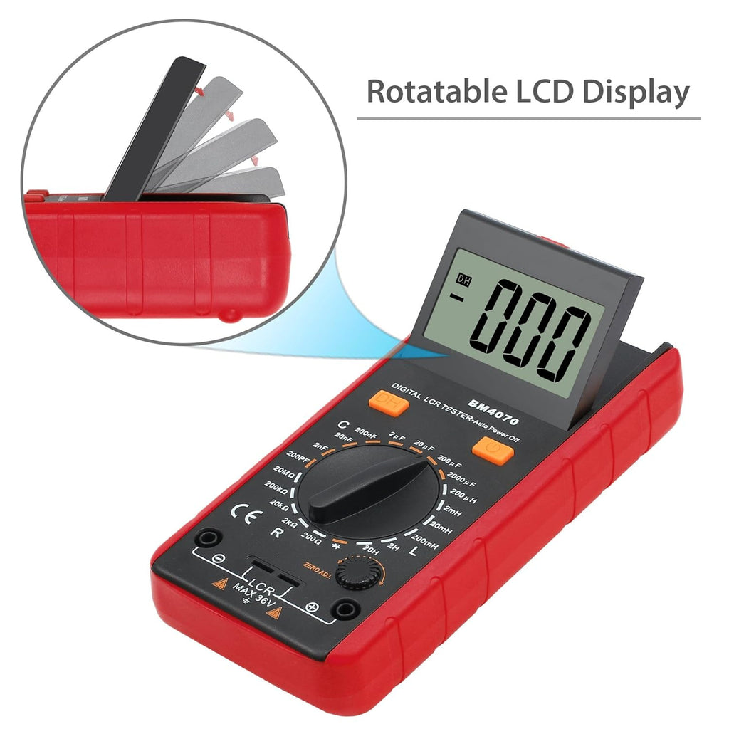LCR Meter Capacitance Inductance Resistance Tester with Overrange Display S2683