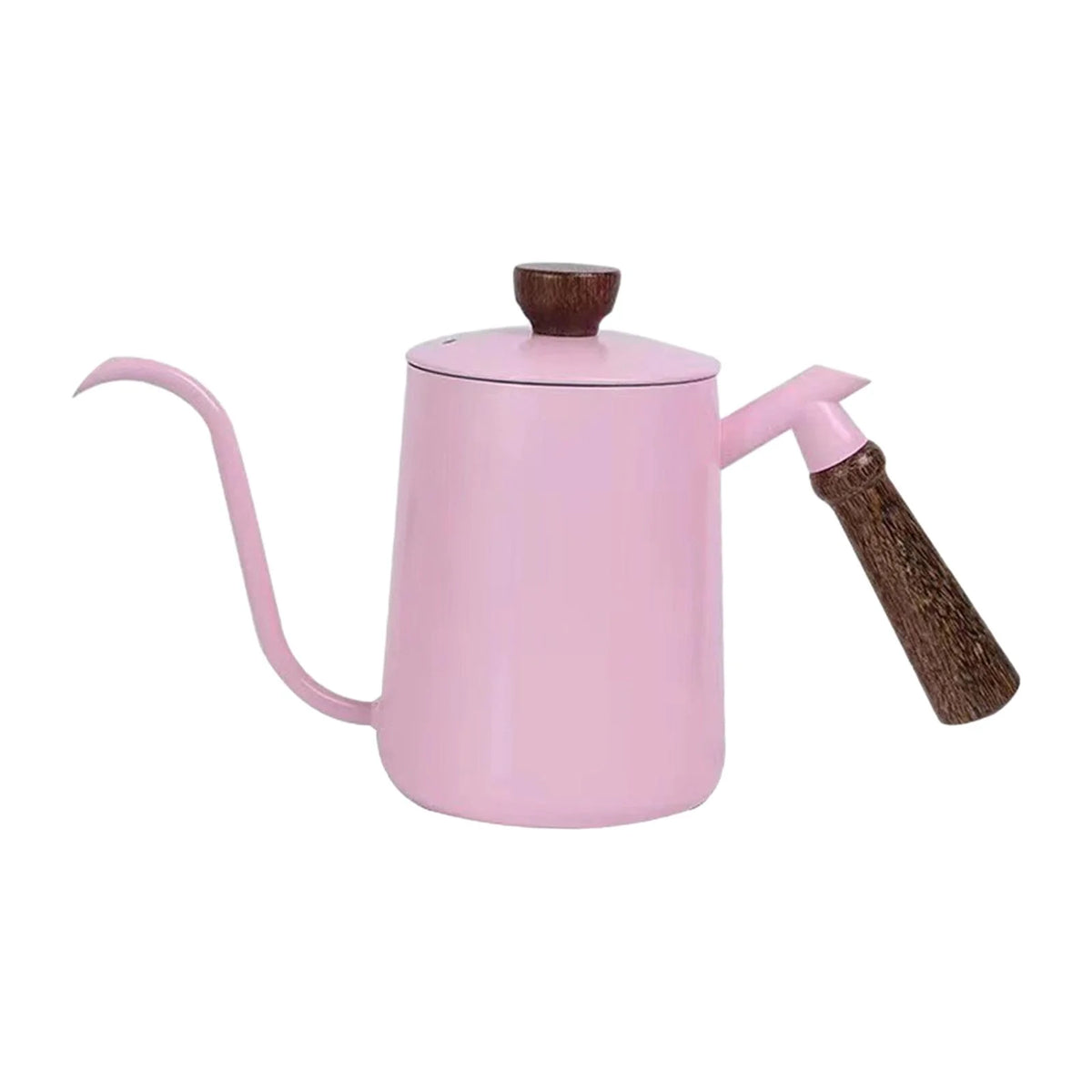 Pink 20oz Stainless Steel Drip Coffee Kettle with Long Narrow Spout C712