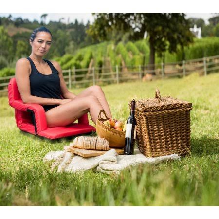 Portable Foldable Padded Recliner Seat with Handle A4184