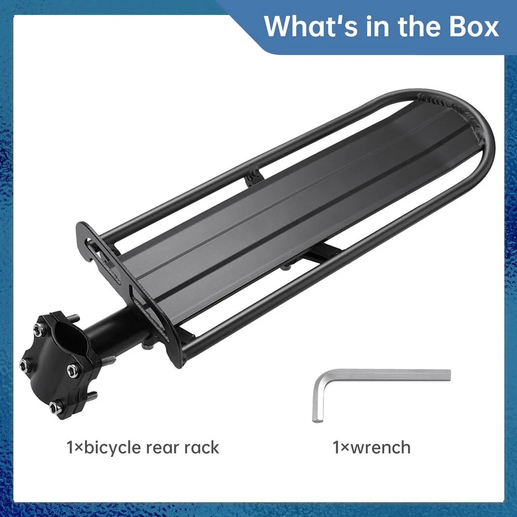 Aluminum Alloy Bicycle Pannier Rack with 10kg Load Capacity I3965