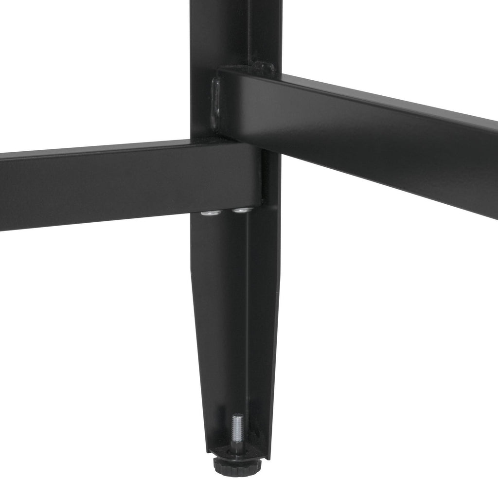 Black Metal Parsons Desk W380