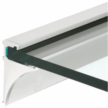 24x22 Aluminum Shelf Kit for 3/8x22 Glass R282