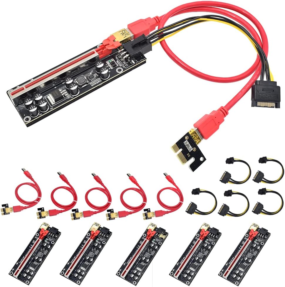 PCIe Riser 1X to 16X Graphics Extension Card (6-Pack) M48463