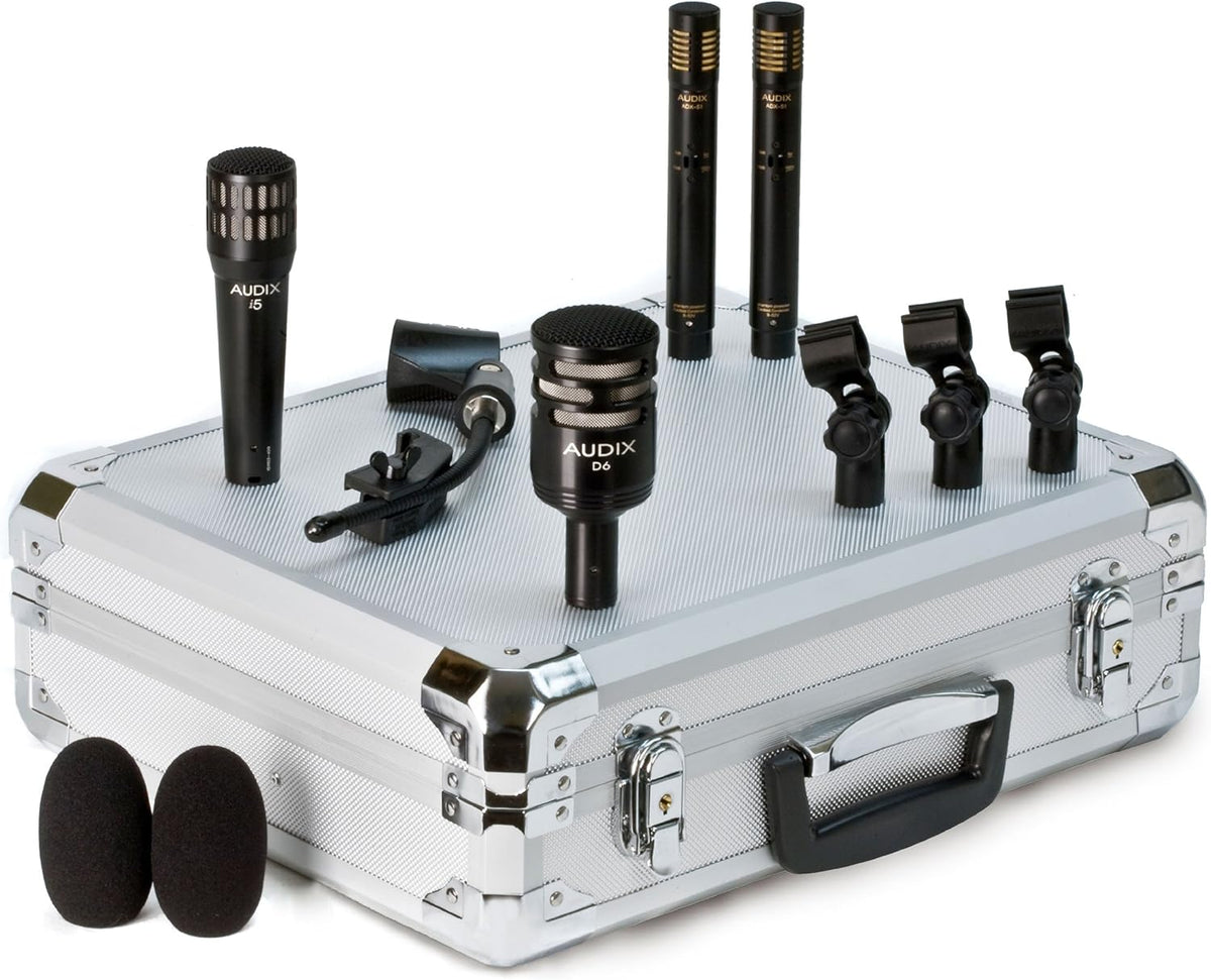4-piece Drum and Percussion Microphone Package with Mounting Accessories D478852