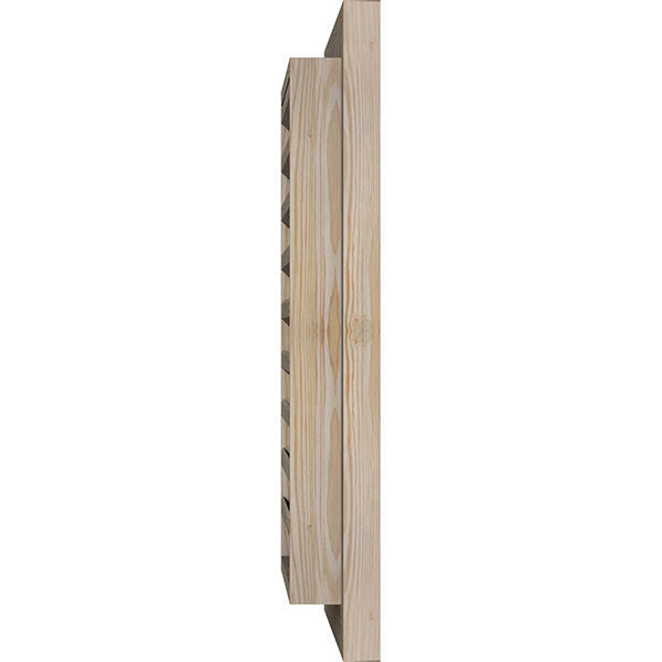 Unfinished Pine Gable Vent W1073