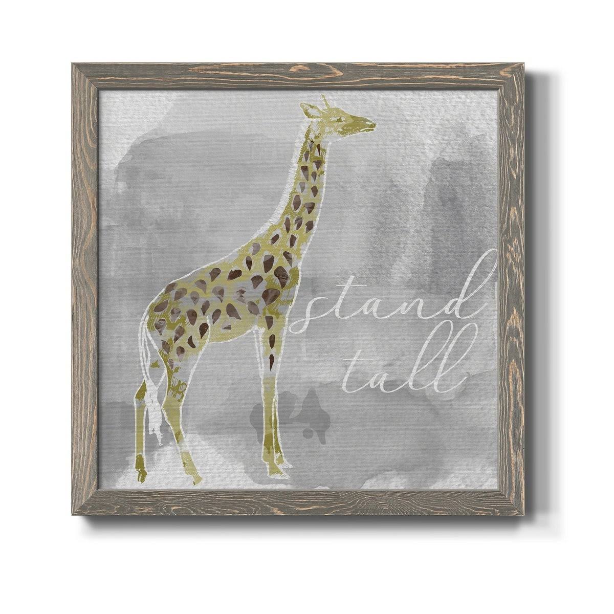 Grey Framed Canvas Y572