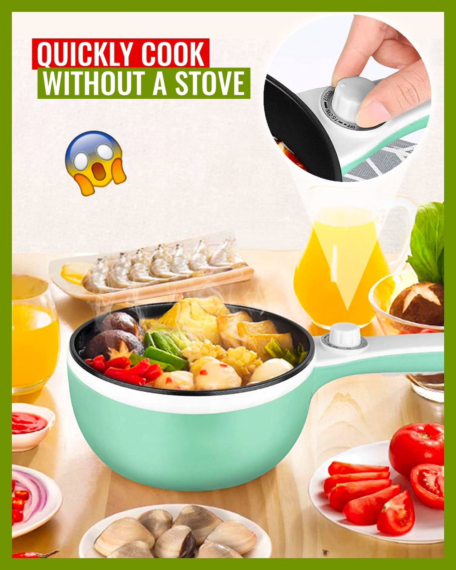 Non-stick Electric Hot Pot Cooker Steamer N6873