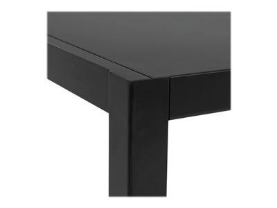 Black Metal Parsons Desk W380