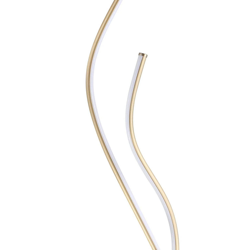 Gold LED Integrated Floor Lamp C436341