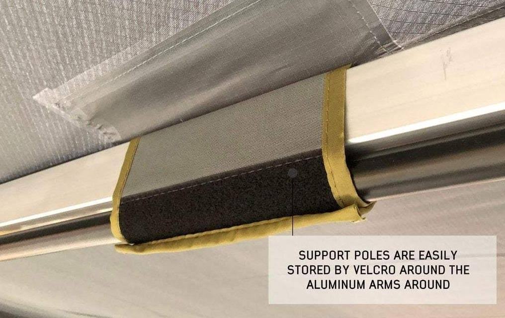 270 LT Awning with Dark Gray Cover C2708