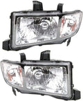 Headlight Assembly Unit Pair for Honda Ridgeline 2009-2014 Driver and Passenger Side Q816400