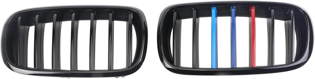 Gloss Black ABS Grills Pack of 2 C5376