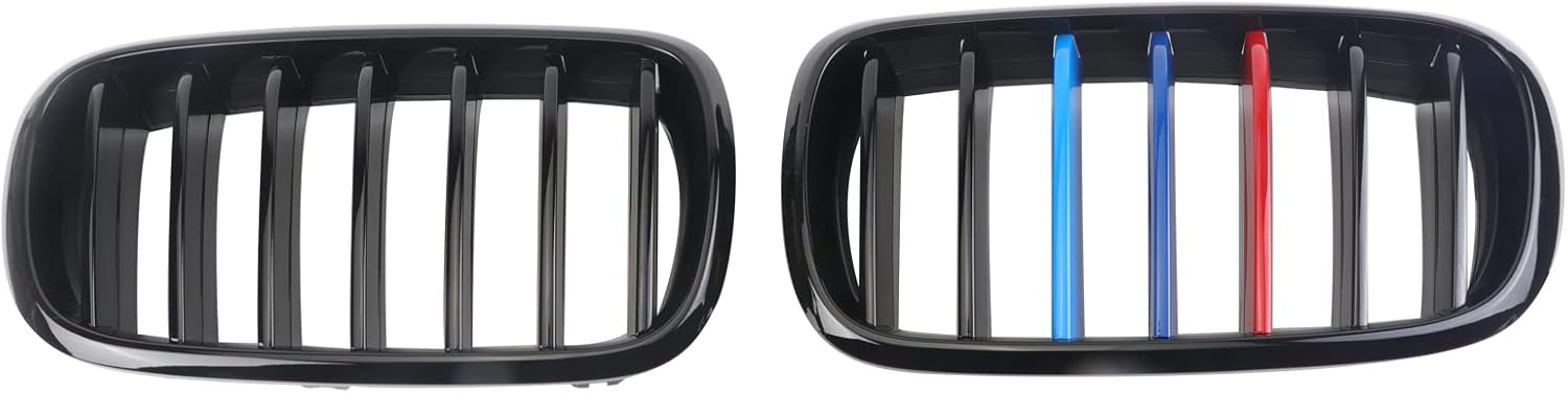 Gloss Black ABS Grills Pack of 2 C5376