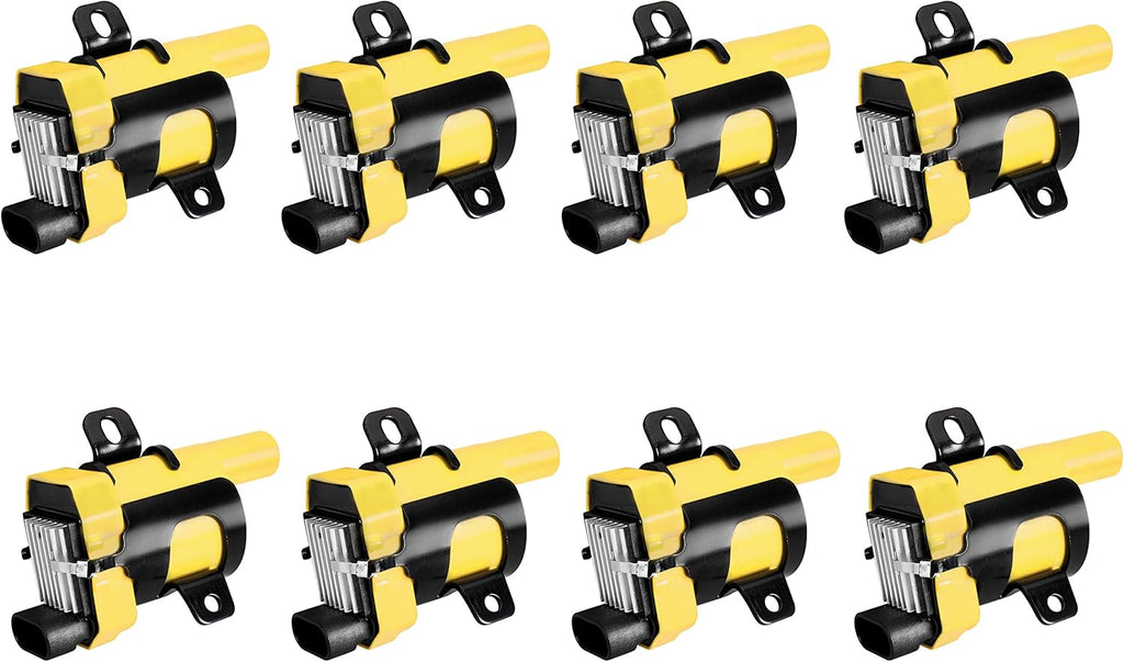 Set of 8 Heavy Duty Round Ignition Coil Pack X272