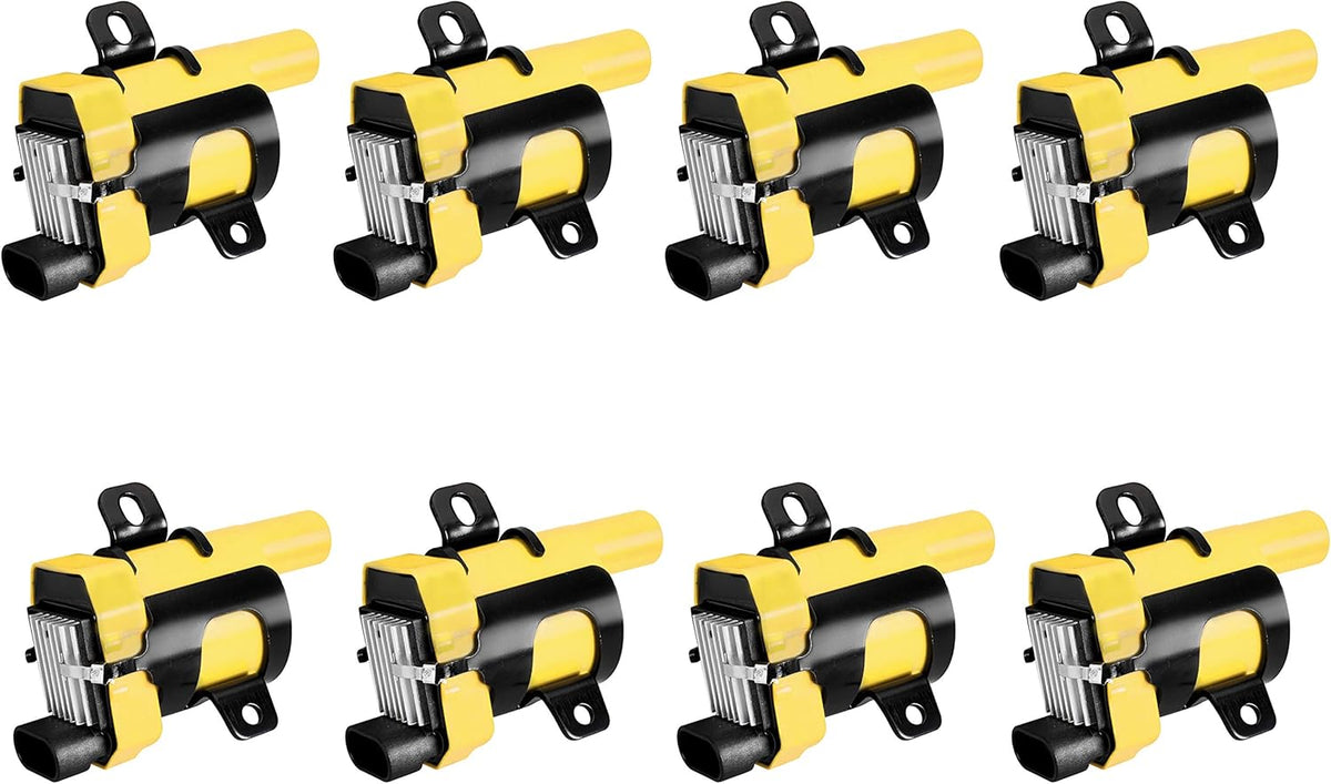 Set of 8 Heavy Duty Round Ignition Coil Pack X272