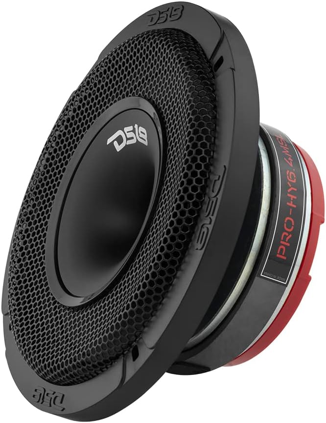 6.5" Shallow Hybrid Mid-Range Car Audio Loudspeaker 300W Max 150W RMS 4 Ohms Pack of 2 Y15968