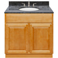 37W Vanity with Blue Butterfly Granite Top and Faucet R22998