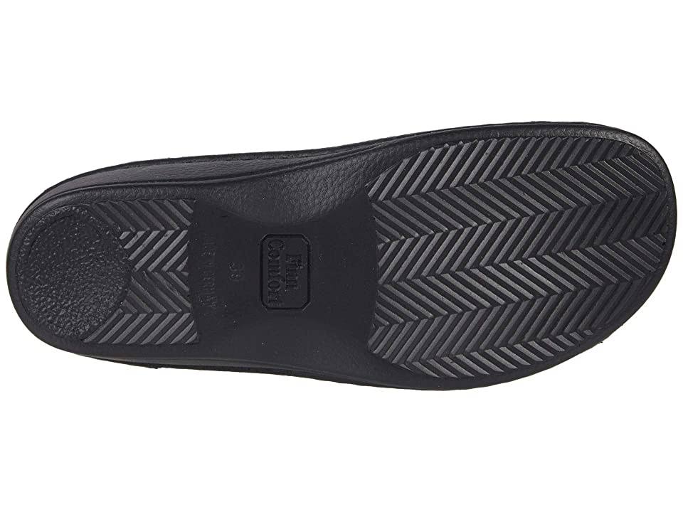 Dark Blue Leather Soft Footbed Shoes X209947
